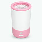 [Scale AI] catalog_packshot, Pink Electric Dog Paw Cleaner Cup, Rechargeable 360° Washer with Brush